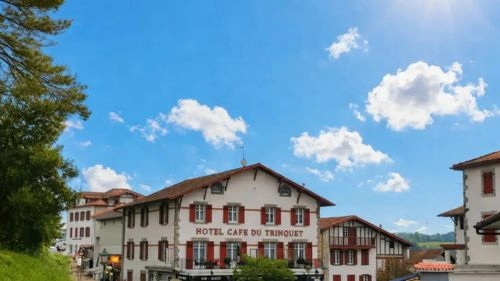 village de Saint-Jean-Pied-de-Port dans les Pyrénées