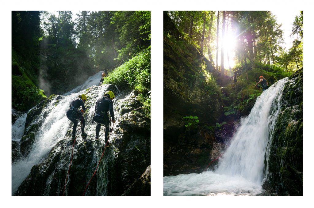 descente en rappel au vertige de l adour